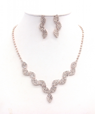 Rhinestone Necklace NB300606 RGCL